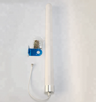 Antena Inalámbrica Omnidireccional para Exteriores YC YCF-0675-8 de 8 dBi, Fibra de Vidrio, GSM 3G CDMA WLAN WiFi 4G LTE, 806-2700MHz, 1.8 VSWR