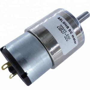 ZGB37-520 12V 520 브러시 DC 모터 37mm 금속 기어 박스 rc 보트 모터 스테퍼 모터 기어 박스 - Product Image 2