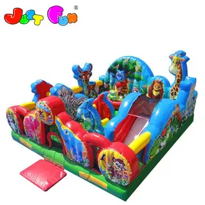 Hot sale animal word inflatable jumping game, inflatable jumping bouncer for sale