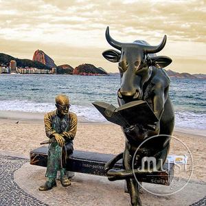 Escultura <span class=keywords><strong>de</strong></span> Toro <span class=keywords><strong>de</strong></span> Metal para Decoración <span class=keywords><strong>de</strong></span> Jardín, Estilo Toreo Español - Product Image 5