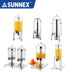 Dispensador de Jugos de Acero Inoxidable de Lujo de 12 Cuartos de Galón con Recipiente de Policarbonato, Grifo Tomlinson y Base Especial - Product Image 6