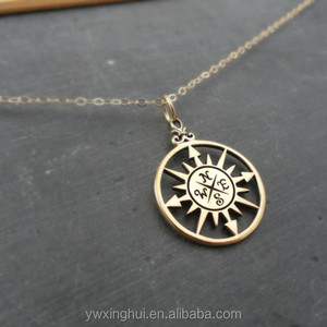 <span class=keywords><strong>Collana</strong></span> <span class=keywords><strong>con</strong></span> Pendente a Testa di <span class=keywords><strong>Lupo</strong></span> in Lega Stile Antico per Uomo - Product Image 3