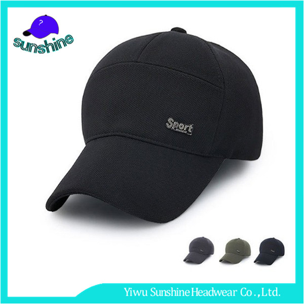 2017 новый дизайн 7 панель пустой спорта hat черный strapback стильные кепки