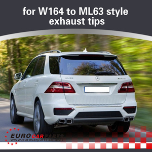 Consejos de silenciador de acero inoxidable E CLASS W212 E63 para tubos de escape E200 E260 E300 a E63 - Product Image 6