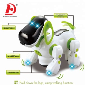 HUADA vendita calda illuminazione musicale elettrica passeggio cucciolo giocattoli intelligente Robot cane <span class=keywords><strong>Pet</strong></span> per i bambini - Product Image 3
