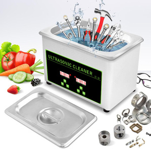 <span class=keywords><strong>Bain</strong></span> de <span class=keywords><strong>nettoyage</strong></span> ultrasonique pour lunettes 0,8 L 35 W Or, certifié CE, pour outils - Product Image 1