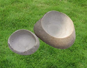 Maceta decorativa <span class=keywords><strong>de</strong></span> <span class=keywords><strong>piedra</strong></span> <span class=keywords><strong>de</strong></span> río Natural, para jardín y flores - Product Image 3