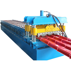 全自動金属アルミニウム亜鉛メッキGI/<span class=keywords><strong>Aluzinc</strong></span>パネル屋根板ステップタイルロール成形機 - Product Image 1