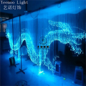 1.0mm Fiber Optic Design Vivid China Auspicious Animal 3D <strong>Dragon</strong> Chandelier <strong>Light</strong> - Product Image 2