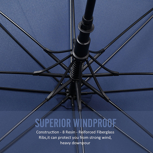 68/62/58 นิ้วขนาดใหญ่ Oversize Double Canopy Vented Windproof กันน้ำอัตโนมัติเปิด Stick ร่มกอล์ฟผู้ชายและผู้หญิง - Product Image 6