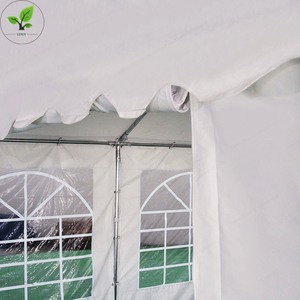 Tentes de fête extérieures en PVC de style premium, blanches, 4x6m, avec cadre galvanisé, sortie d'usine - Product Image 4
