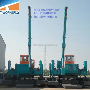 Seeking Agent or Cooperation for New or Used pile driving machine for construction piling project by T-works