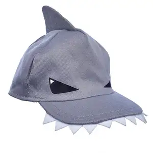 Customized Children's Fun Animal Gray Shark Fin Baseball Caps