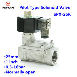 1 Inch 1.5 Inch 2 Inch Messing Of Roestvrij Staal <span class=keywords><strong>Pilot</strong></span> Air Magneetventiel - Product Image 5