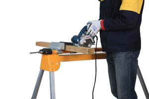 Folding Height Adjustable Weight Bench <strong>Work</strong> <strong>Stand</strong> Saw Horse Trestle - Product Image 5