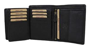 Portefeuille en cuir pour hommes, feuille en vrac RFID, carte bancaire <span class=keywords><strong>verticale</strong></span> et emballage. - Product Image 5
