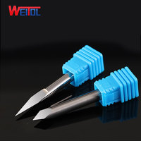 Outils de machine CNC WeiTol pour l'acrylique, routeur CNC en bois de Chine, fraises CNC pour le métal et le bois, fraise à trois faces de 6 mm