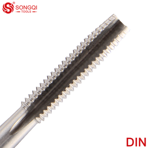 3 Cái DIN352 Tay Tap Set Chủ Đề Khai Thác Vòi HSS DIN352/351 62-66 HRC Staight CN;GUA M2-M30 SONGQI Vàng M6 - Product Image 2