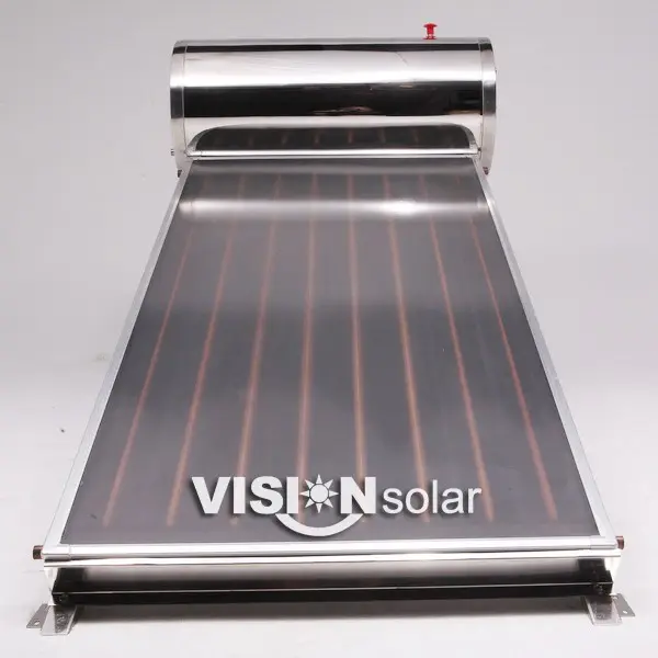 Colector de Panel plano de calentador de agua Solar compacto Thermosiphon