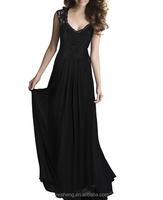 Robe en dentelle européenne, robe sans manches ajourée, sexy, col licou, nouvelle collection 2019