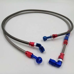 Tuyau <span class=keywords><strong>de</strong></span> <span class=keywords><strong>frein</strong></span> à air en ptfe tressé en acier inoxydable, pour voiture - Product Image 6