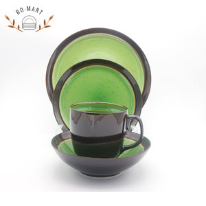 Nuevo <span class=keywords><strong>gres</strong></span> vidriado reactiva cena verde <span class=keywords><strong>vajilla</strong></span> <span class=keywords><strong>de</strong></span> <span class=keywords><strong>gres</strong></span> - Product Image 2