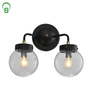 Gros edison ampoule double lumière clair <span class=keywords><strong>globe</strong></span> en <span class=keywords><strong>verre</strong></span> <span class=keywords><strong>applique</strong></span> murale - Product Image 1