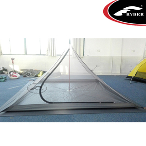 Tienda <span class=keywords><strong>de</strong></span> Campaña Piramidal Impermeable para 3 Estaciones, Tienda <span class=keywords><strong>de</strong></span> Campaña Tipi Ultraligera <span class=keywords><strong>de</strong></span> Nailon Doble Siliconizado 20D para Montañismo y Senderismo - Product Image 4