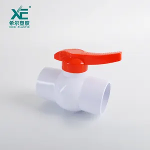 OEM 1/2 "-2" di alta qualità unico campione libero personalizzato mini piccola valvola a sfera in pvc di plastica per l'irrigazione