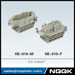 (HE-010-M) חה סדרת בורג מסוף חוט מד 0.5 כדי 4.0mm 10 פינים כבד החובה מחבר - Product Image 4