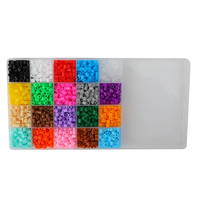 5Mm Verschillende Kleur Diy Plastic Perler Groothandel Kralen Speelgoed Goedkope Lont Kralen Set