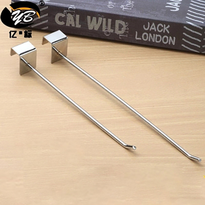 Phổ Biến Bán Buôn Đen Phun Ống Hooks Cross Bar Hiển Thị Móc Cho Cửa Hàng Và Siêu Thị - Product Image 5