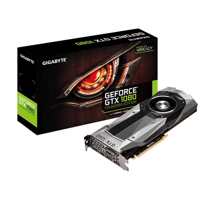 GIGABYTE GeForce GTX1080 Founders Edition 8G中古グラフィック