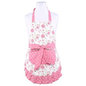 Grazioso <span class=keywords><strong>Grembiule</strong></span> in Pizzo Regolabile per Casa, Negozio, Cucina, Cucinare, Grembiuli per Bambini con Tasca per Regalo di Natale, <span class=keywords><strong>Rosa</strong></span> - Product Image 4