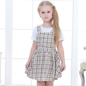 checks frock design