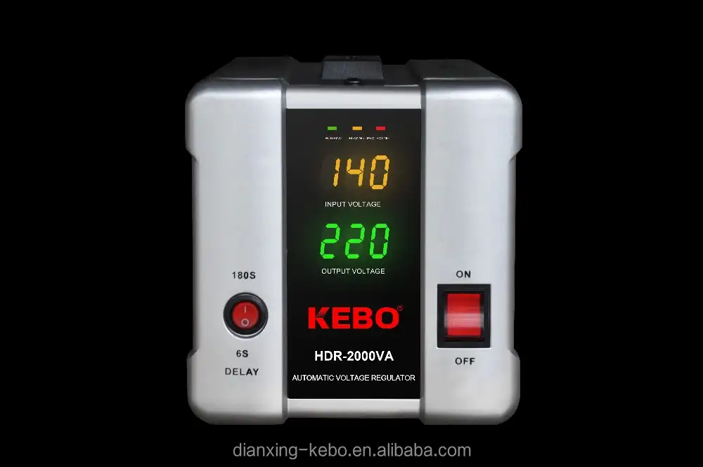Avr Automatic Voltage Regulator Automatic Voltage Regulator KEBO Avr Automatic Voltage Regulator AVR-HDR-2000VA Good Quality Stabilizer