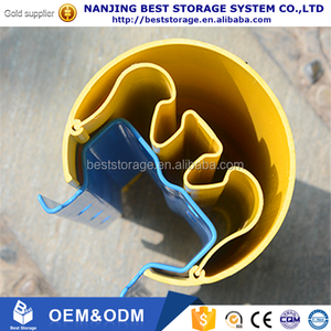 אירופה upe tuv פופולרי H300-H600mm מחסן מתלה מזרן מתלה pvc פלסטיק מתלה פוסט מגינים - Product Image 3