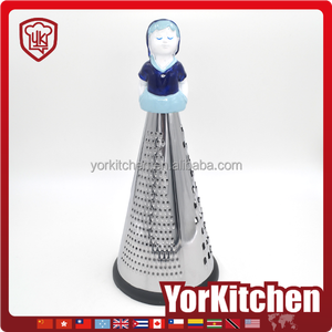 Hot <strong>Sale</strong> Popular 10 Inch Stainless Steel Multifunctional Conical Grater <strong>Porcelainous</strong> <strong>Doll</strong> - Product Image 2