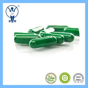 Halal capsula vuota farmaceutica di droga verde 0# gelatina capsula vuota