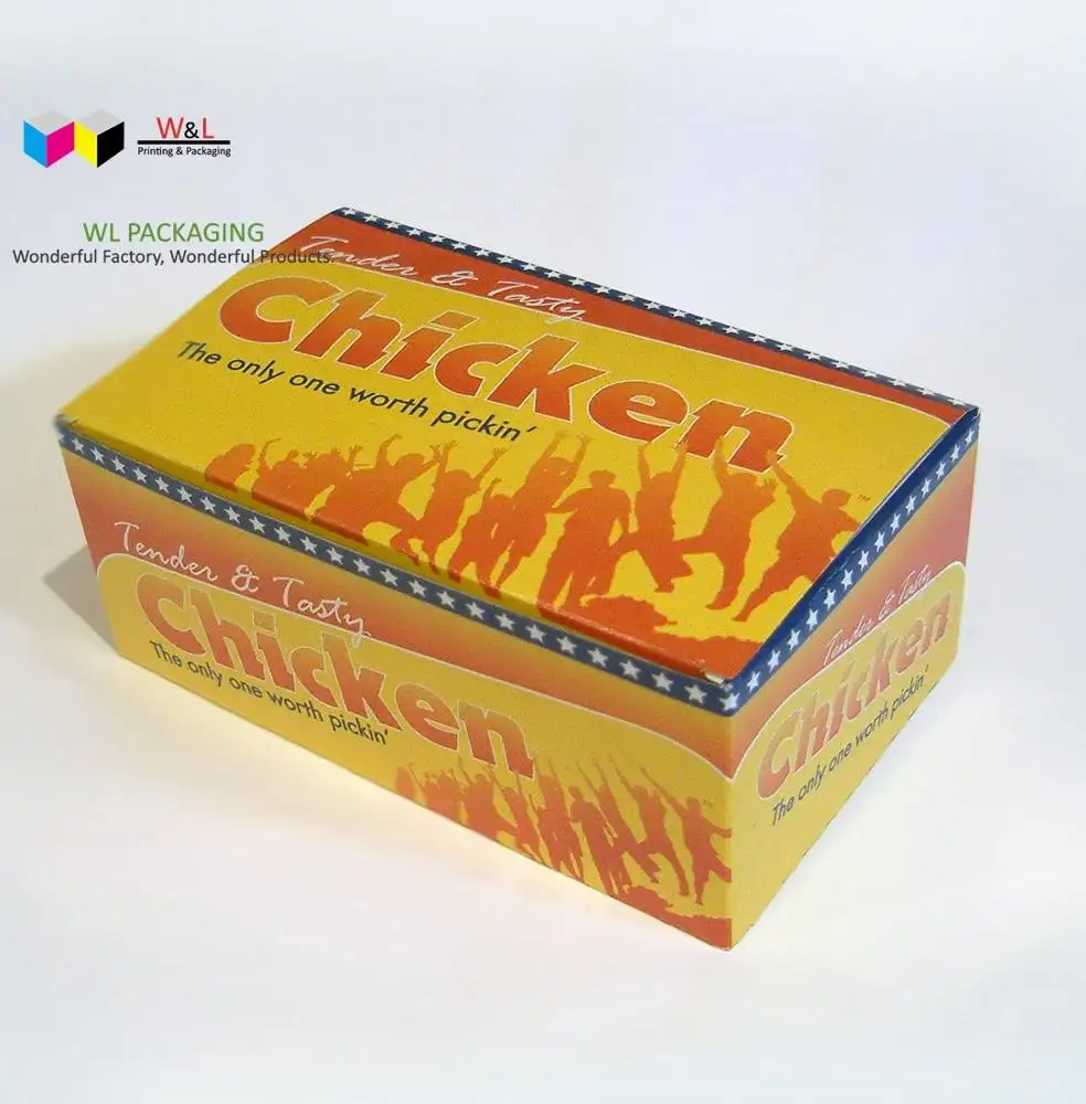 paper boxes for hot fried chicken box