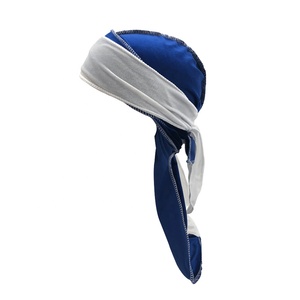 Vente en gros premium qualité 107cm extra long <span class=keywords><strong>durag</strong></span> en velours bicolore pour homme - Product Image 2