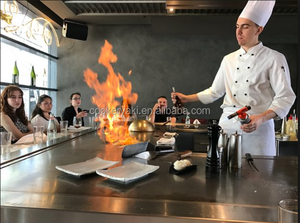 2,3 M Fan Form Teppanyaki Grill Tisch verwenden in restaurant hotel hause - Product Image 5