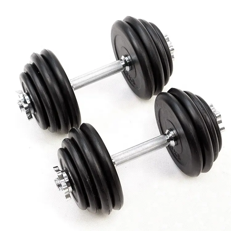 Reapbarbell Zwart 30Lb Geschilderd Halter Set