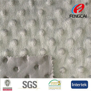China Manufacturer's Professional Oeko <strong>Tex</strong> 100 Minky Cuddle Dimple Dot Fabric Super Soft Waterproof Warp Technique for Bed - Product Image 4