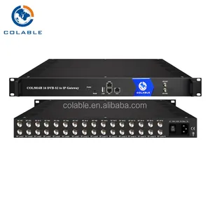 Receptor de satélite 16 transpondedores RF IP Convertidor para cabecera iptv COL5816B