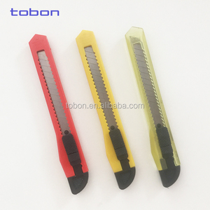Cuchillo cortador de cuchillas a presión de 9mm, de plástico retráctil, fácil de cortar, venta al por mayor - Product Image 5