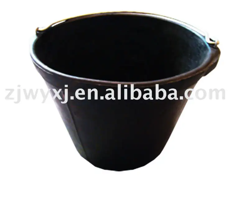 Резиновое ведро/цементное ведро/кормовое ведро, строительное резиновое ведро, резиновые кормовые ведра для лошадей