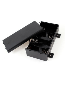 4x1,5 V D Größe (<span class=keywords><strong>UM</strong></span>-1 * 4) Batterie Halter w Schiebedeckel - Product Image 2