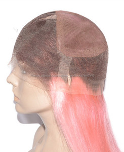 <span class=keywords><strong>Ali</strong></span> baba express ombre rose de cheveux humains pleine perruque de lacet avec des cheveux de bébé naturel perruques - Product Image 6