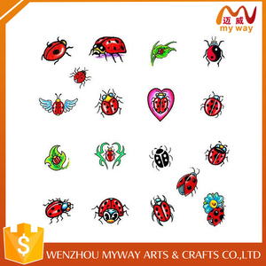 Coccinelle beetle de tatouage temporaire tatouage autocollant pour les enfants - Product Image 4
